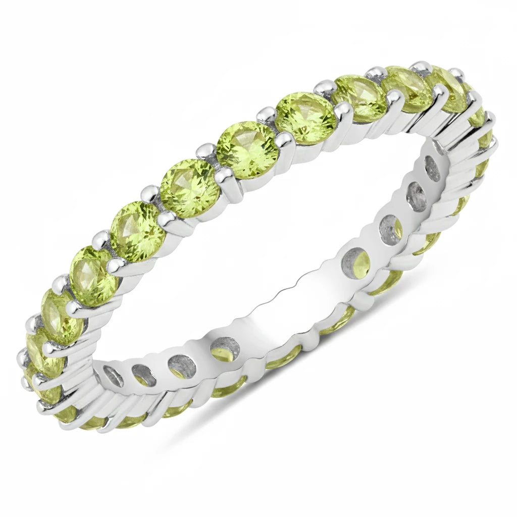 Round Cut Eternity B Ring