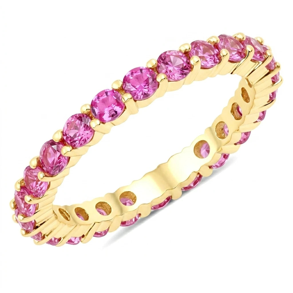 Round Cut Eternity B Ring