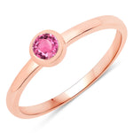 Bezel Set Round Solitaire Ring