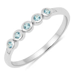 Round Cut Five Stone Ring