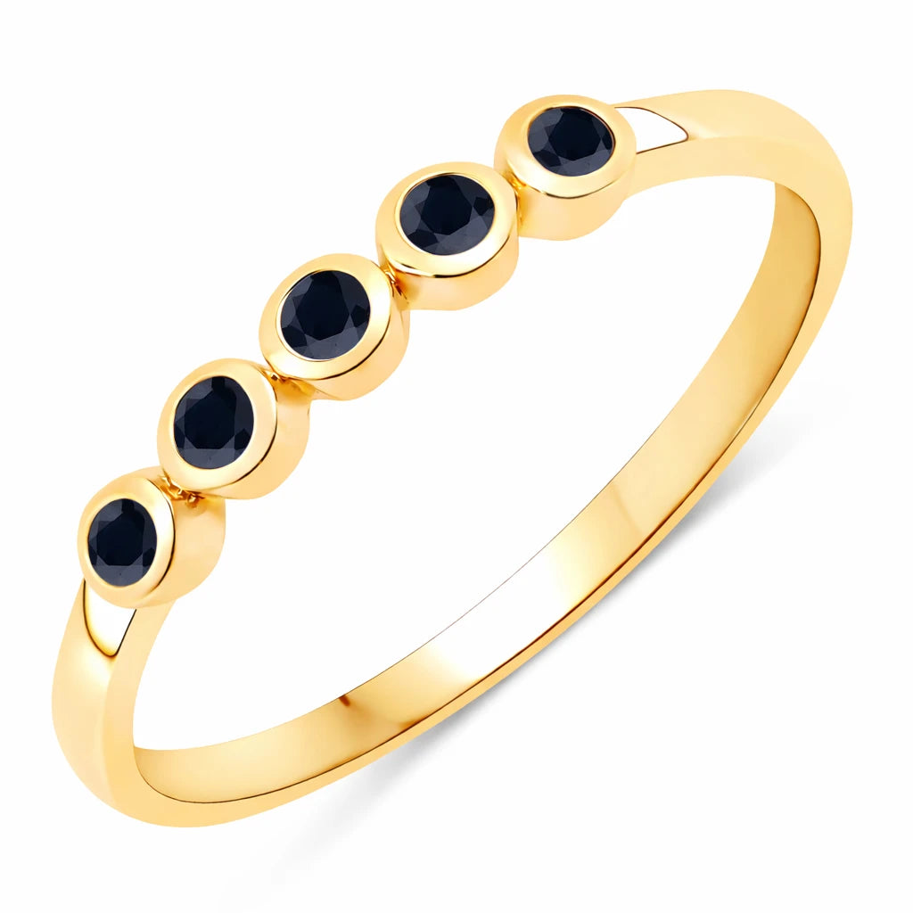 Round Cut Five Stone Ring