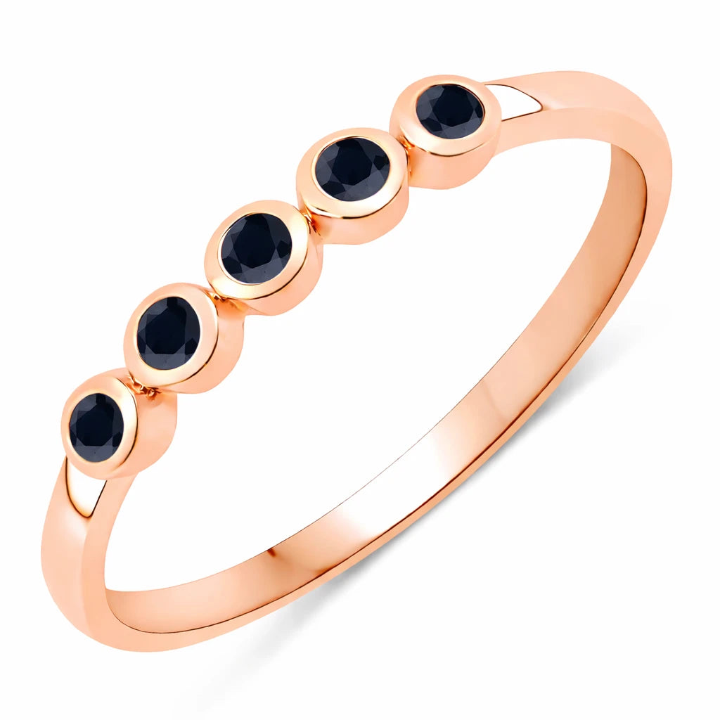 Round Cut Five Stone Ring