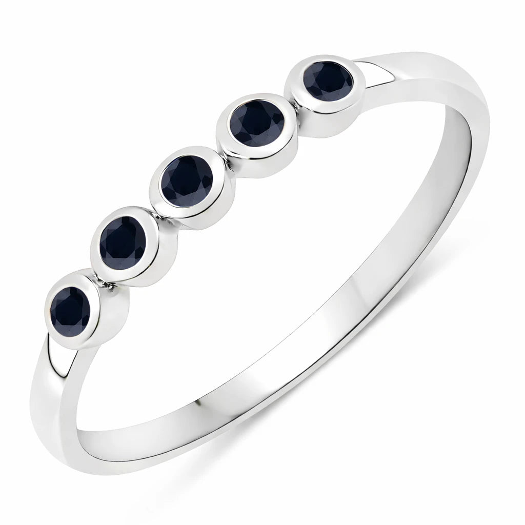 Round Cut Five Stone Ring