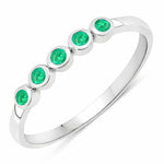 Round Cut Five Stone Ring