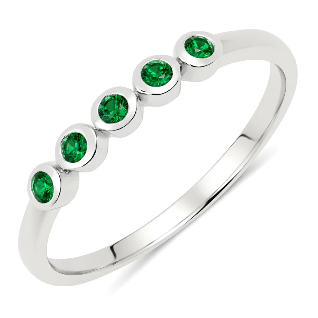 Round Cut Five Stone Ring