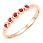 Round Cut Five Stone Ring