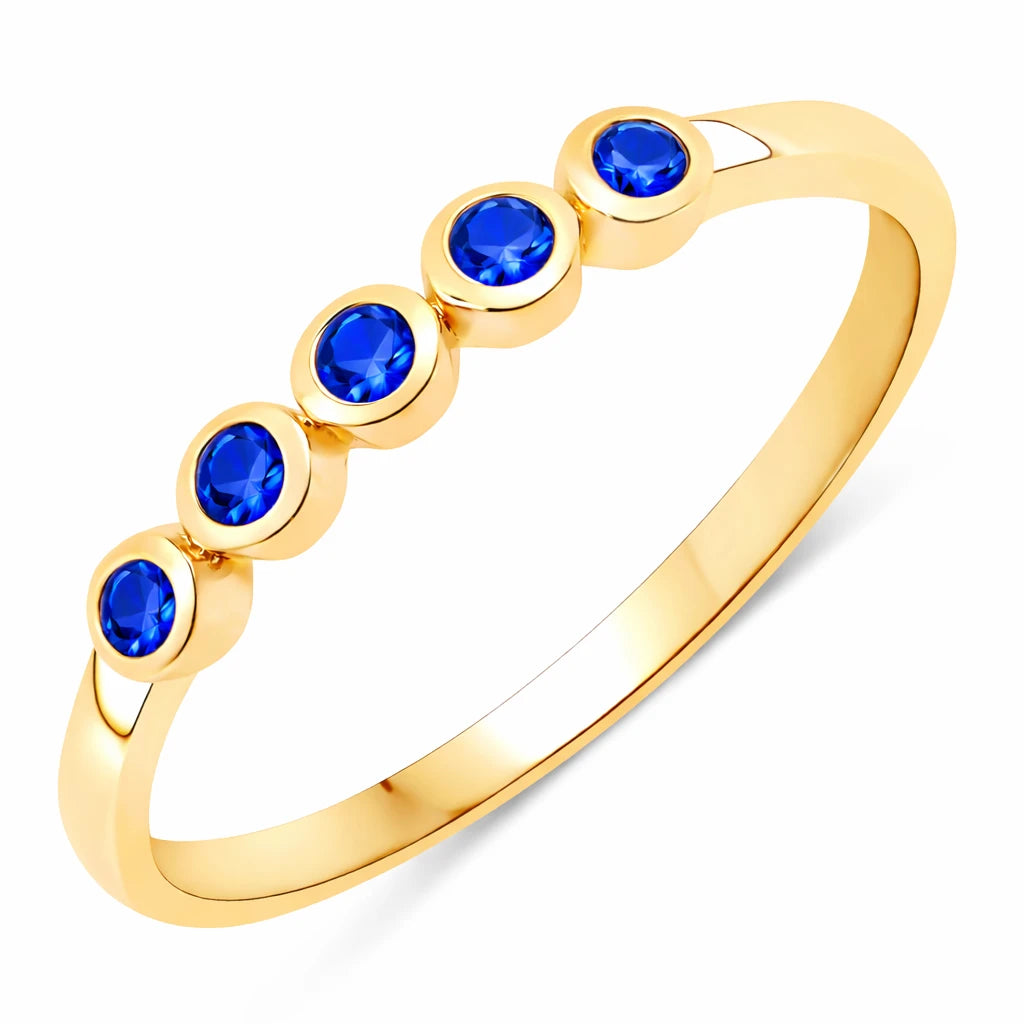 Round Cut Five Stone Ring