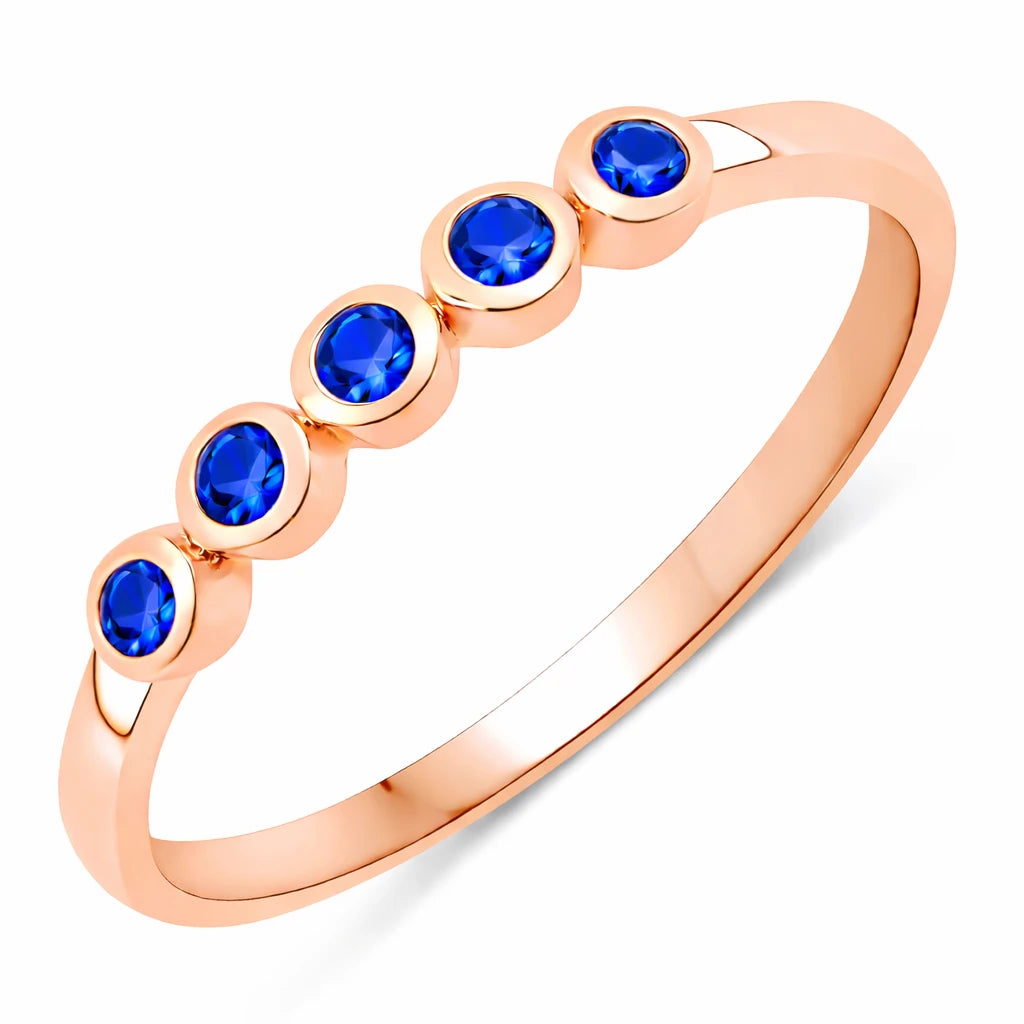 Round Cut Five Stone Ring