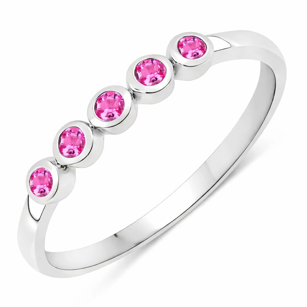 Round Cut Five Stone Ring