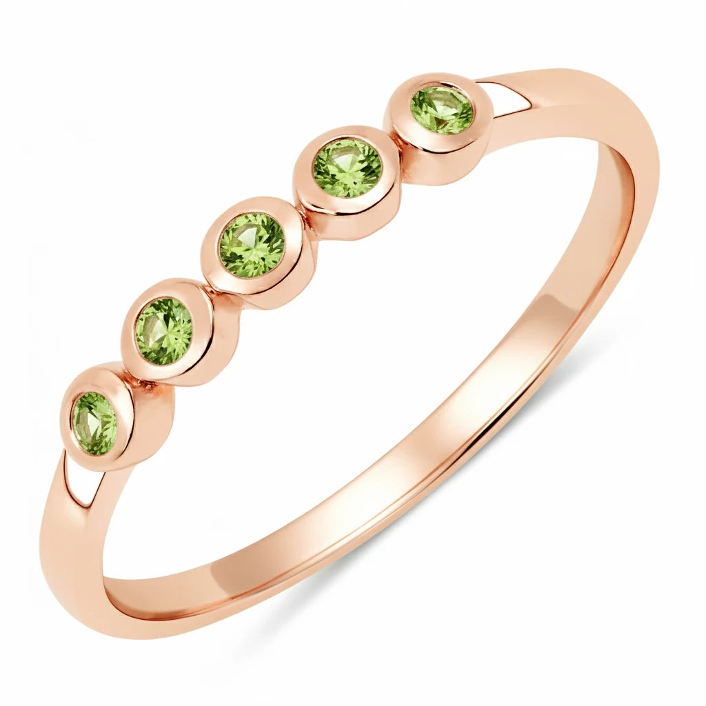 Round Cut Five Stone Ring