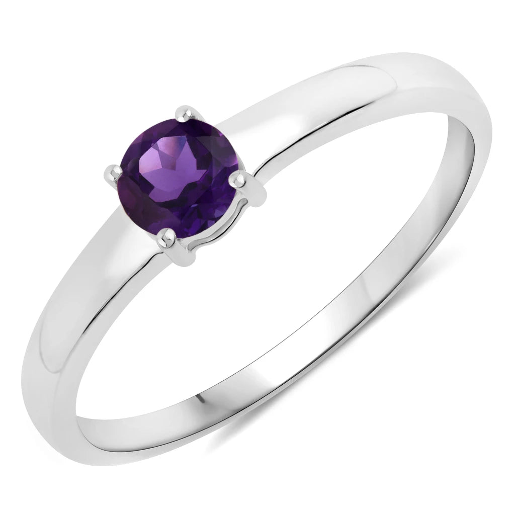 Round Cut Solitaire Ring
