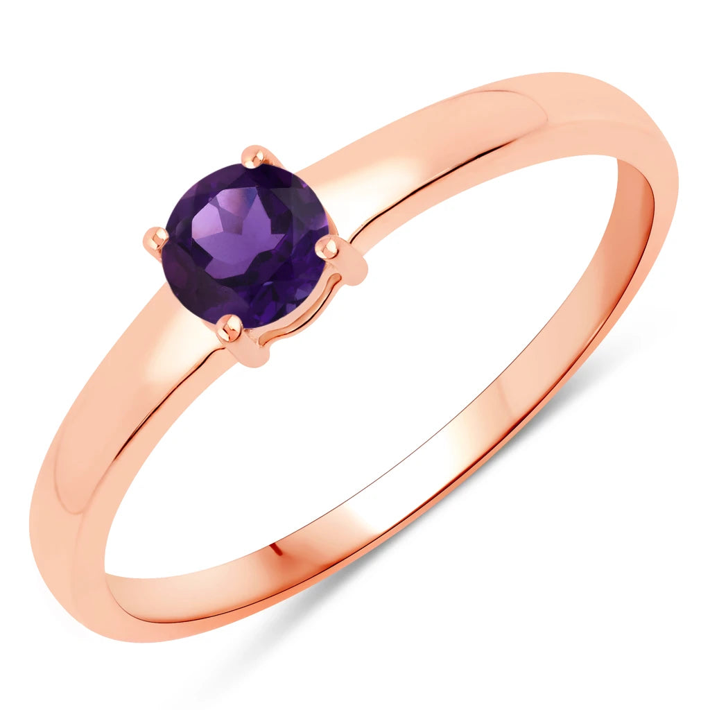 Round Cut Solitaire Ring