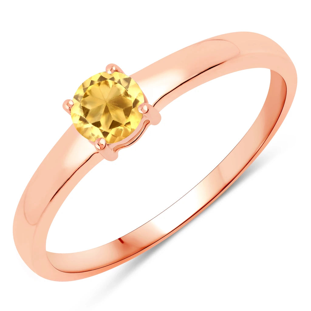 Round Cut Solitaire Ring