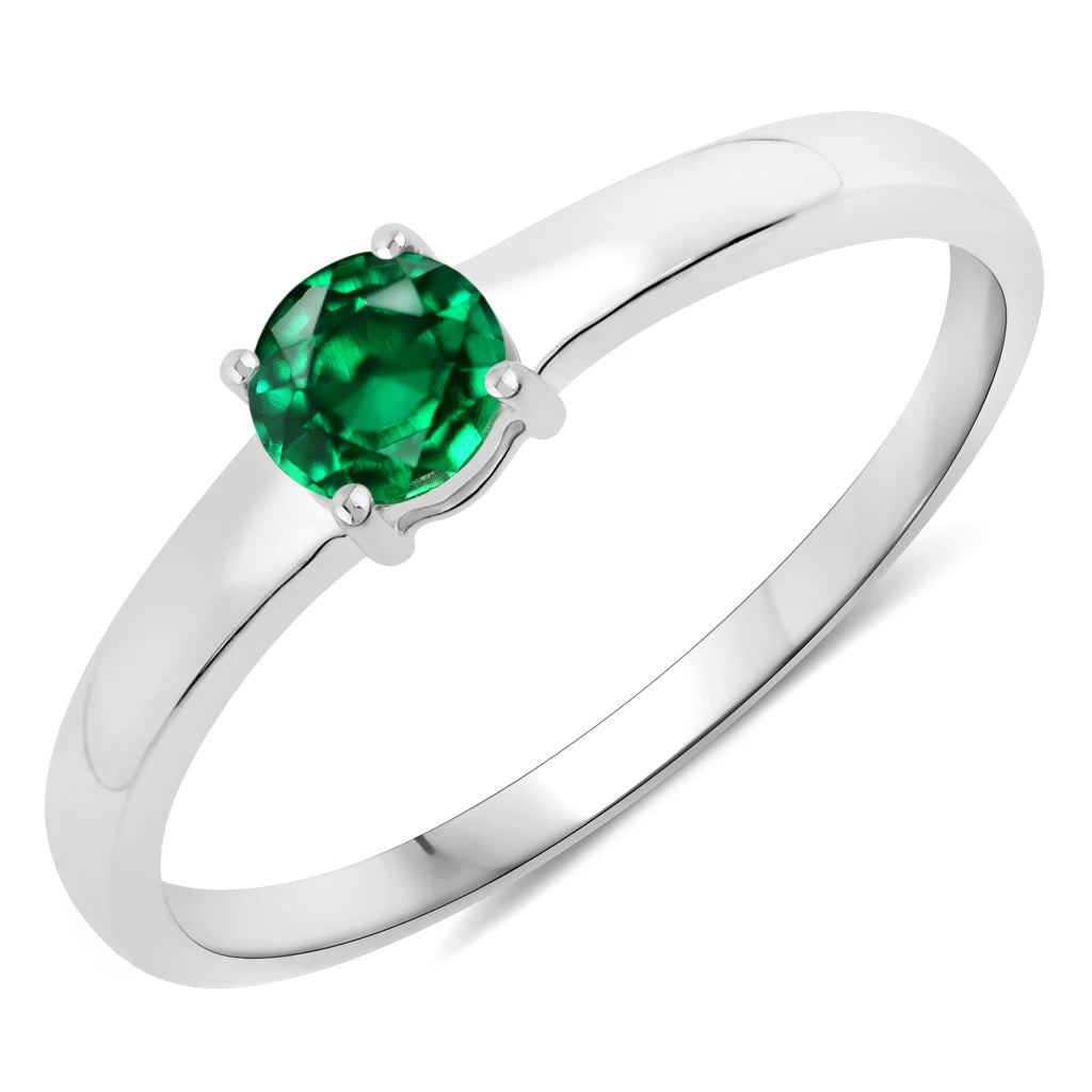 Round Cut Solitaire Ring