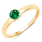 Round Cut Solitaire Ring
