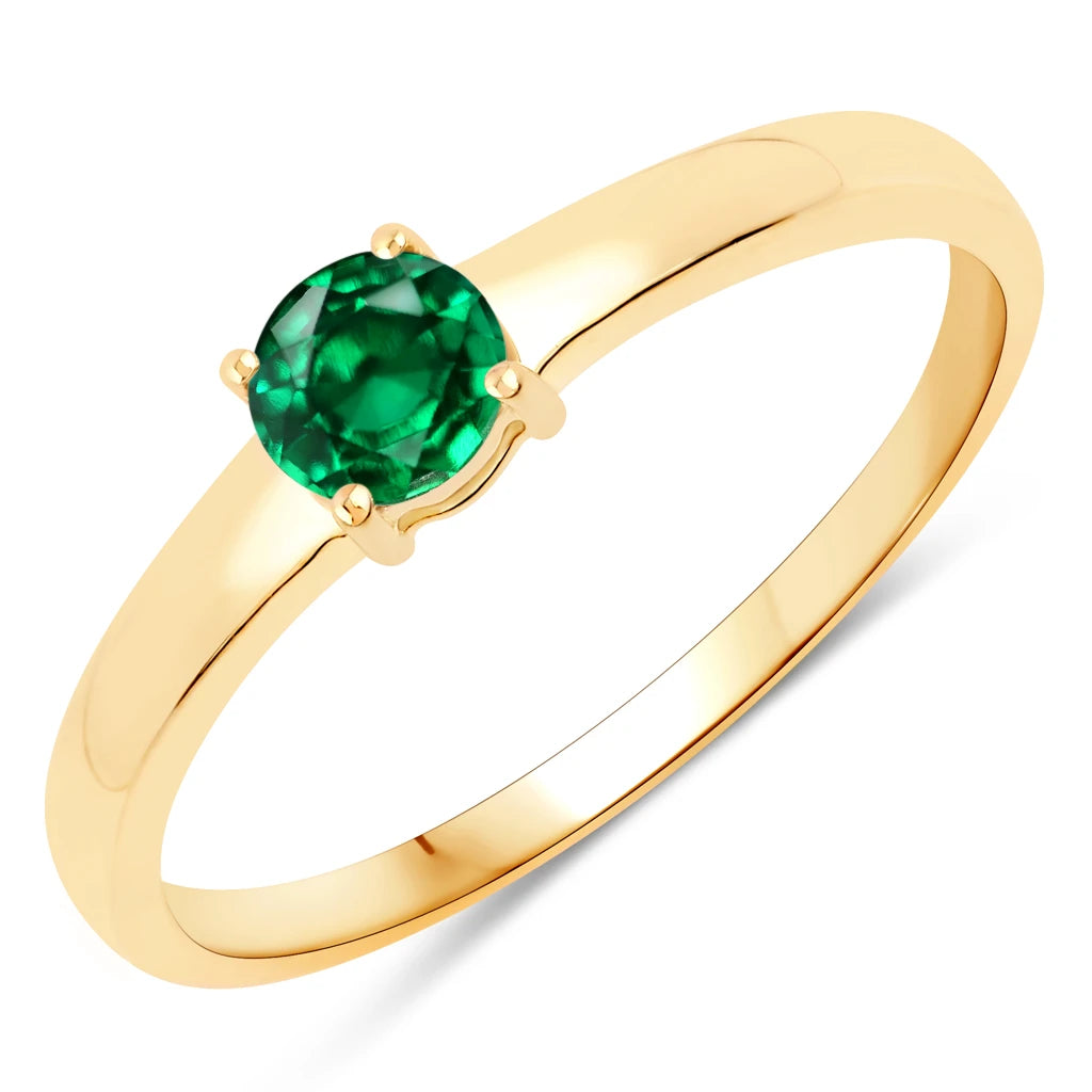Round Cut Solitaire Ring