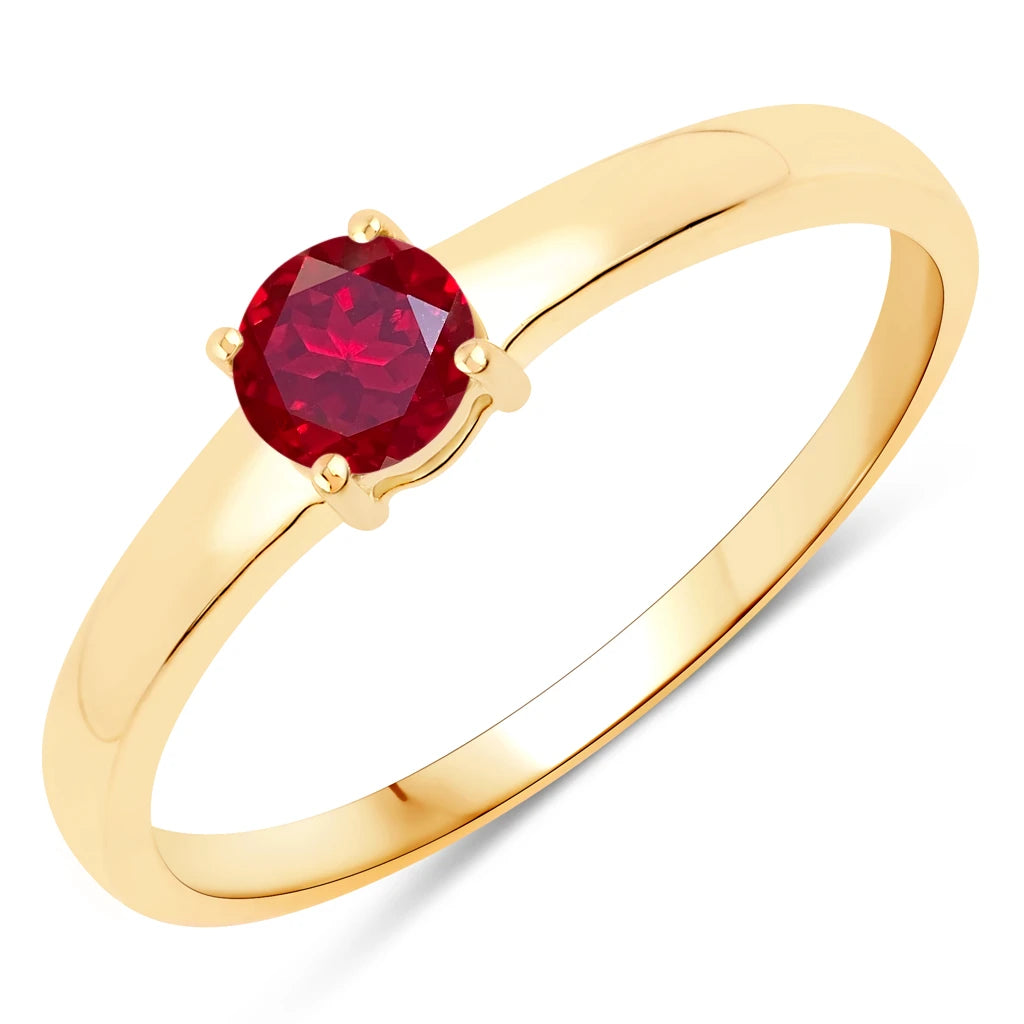 Round Cut Solitaire Ring