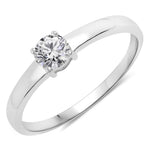 Round Cut Solitaire Ring