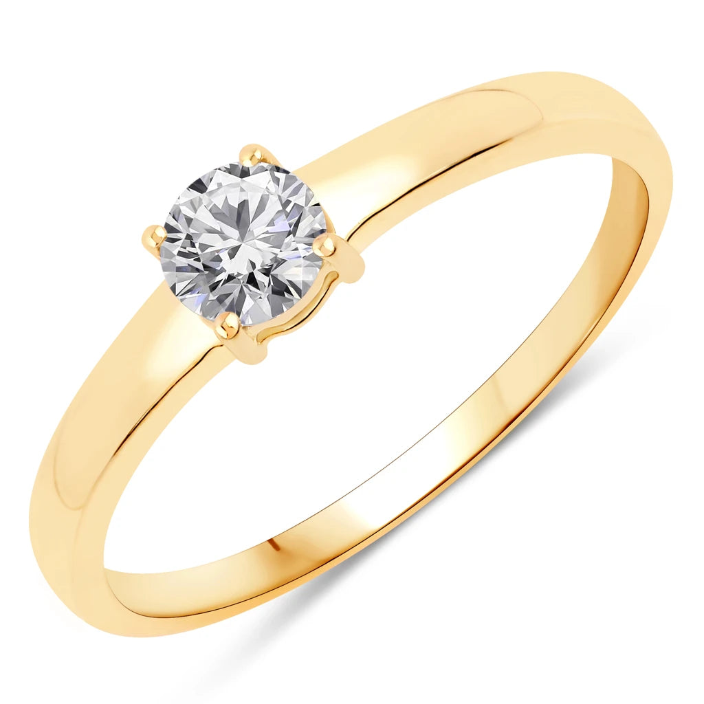 Round Cut Solitaire Ring