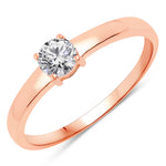 Round Cut Solitaire Ring