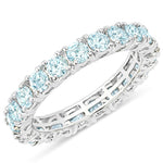 Petite Round Prong Set Eternity Ring