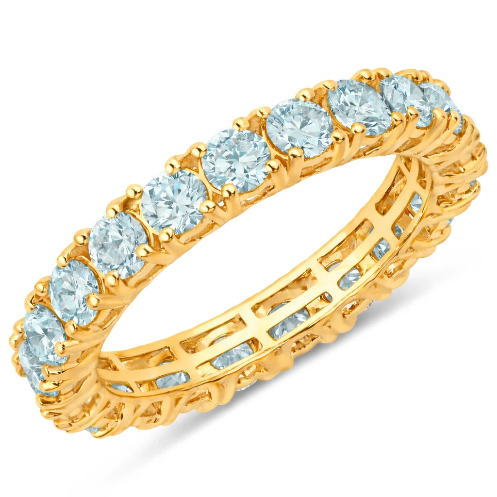 Petite Round Prong Set Eternity Ring