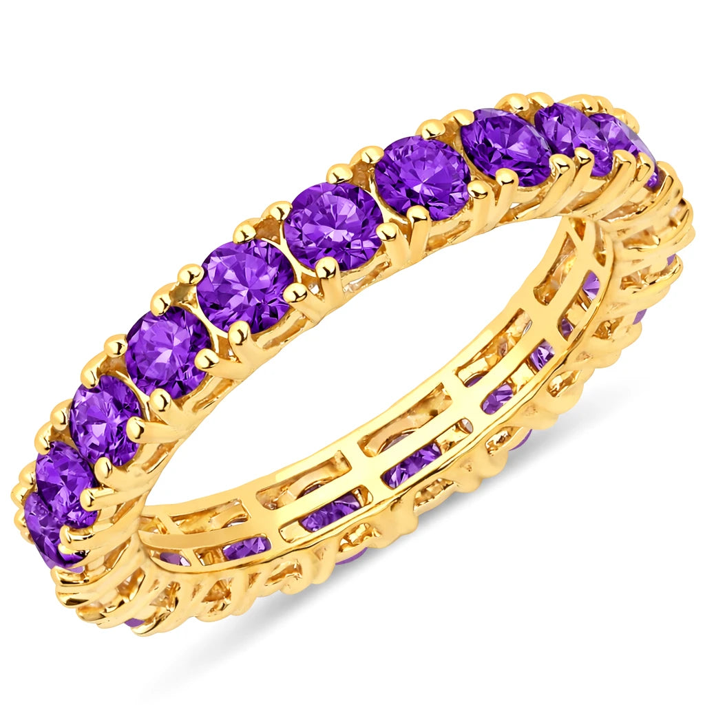 Petite Round Prong Set Eternity Ring
