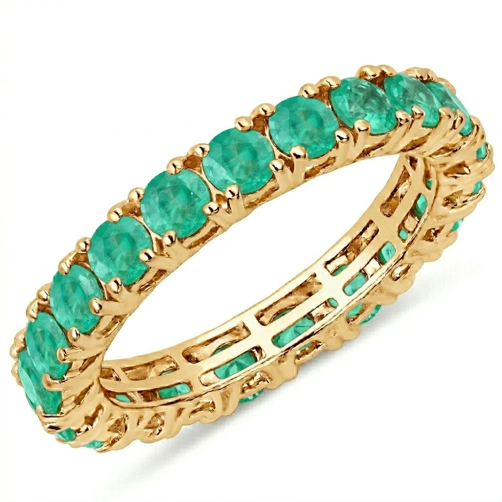 Petite Round Prong Set Eternity Ring