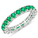 Petite Round Prong Set Eternity Ring