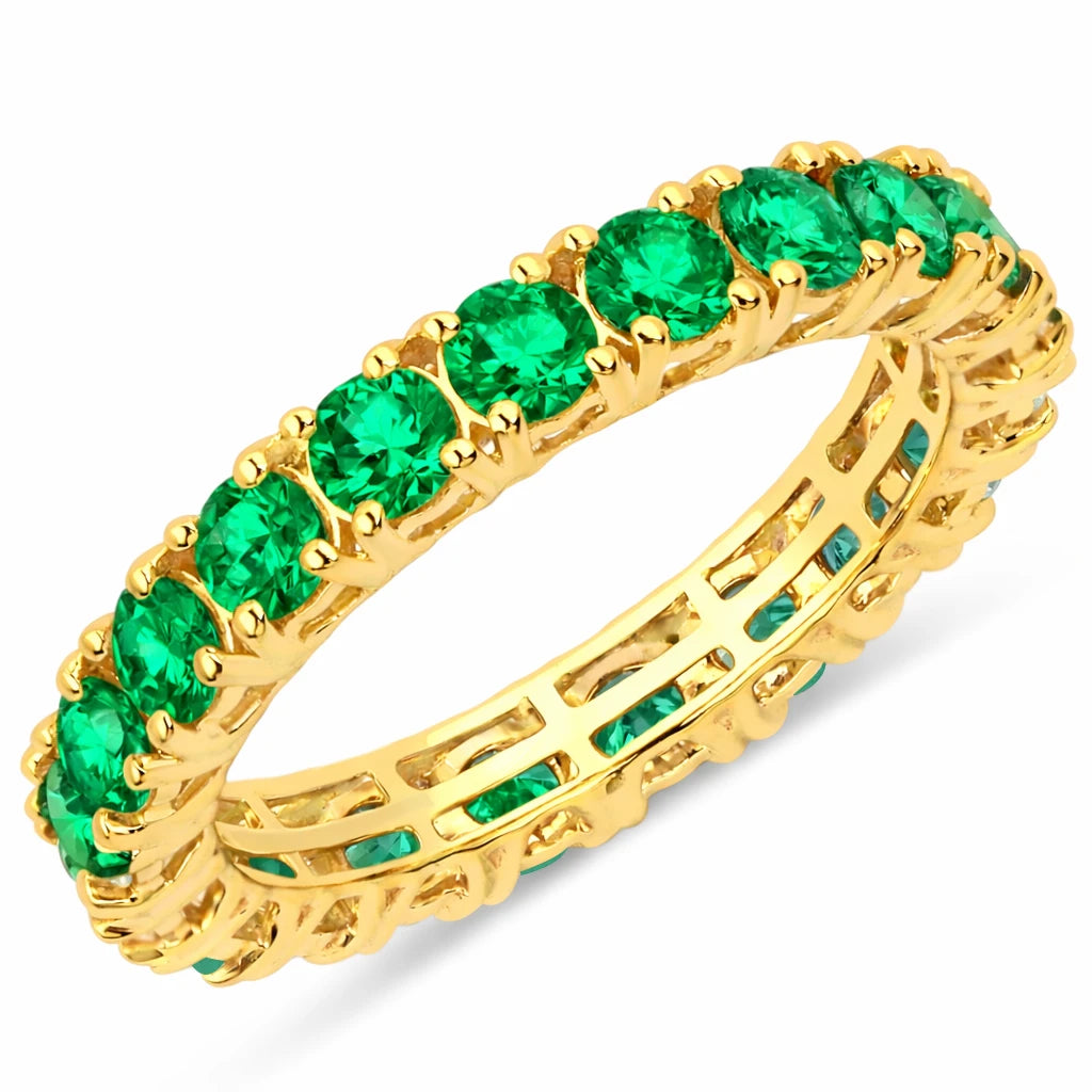 Petite Round Prong Set Eternity Ring