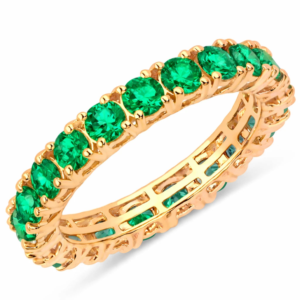 Petite Round Prong Set Eternity Ring