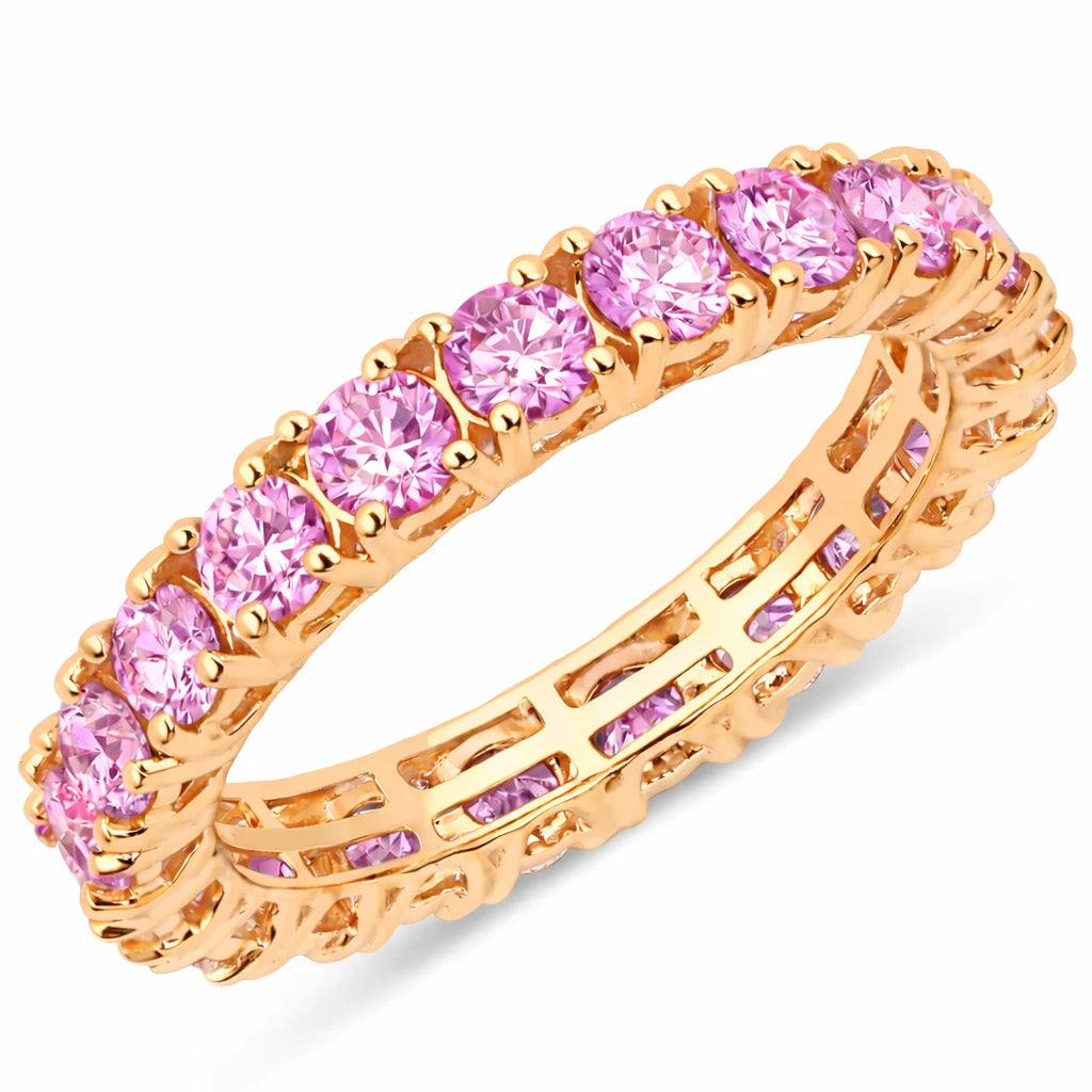Petite Round Prong Set Eternity Ring