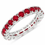 Petite Round Prong Set Eternity Ring