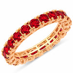 Petite Round Prong Set Eternity Ring