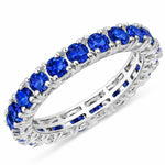 Petite Round Prong Set Eternity Ring