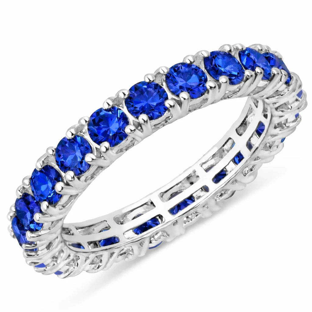 Petite Round Prong Set Eternity Ring