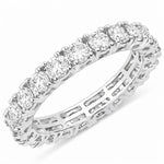 Petite Round Prong Set Eternity Ring