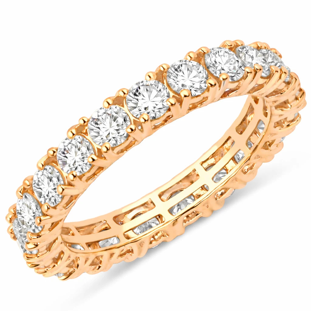 Petite Round Prong Set Eternity Ring