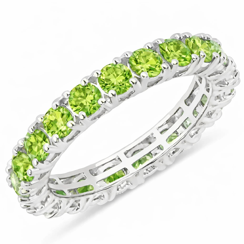 Petite Round Prong Set Eternity Ring