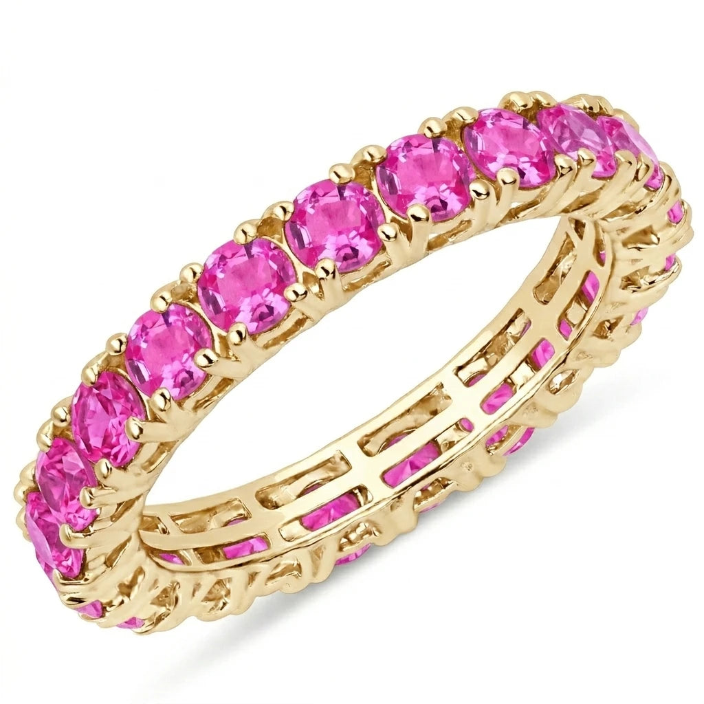 Petite Round Prong Set Eternity Ring
