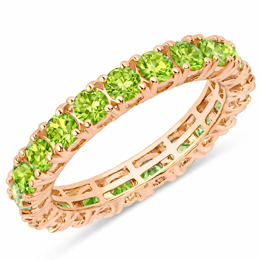 Petite Round Prong Set Eternity Ring