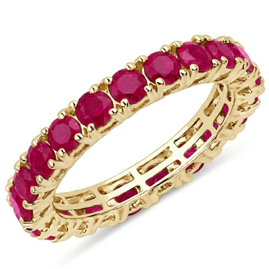 Petite Round Prong Set Eternity Ring