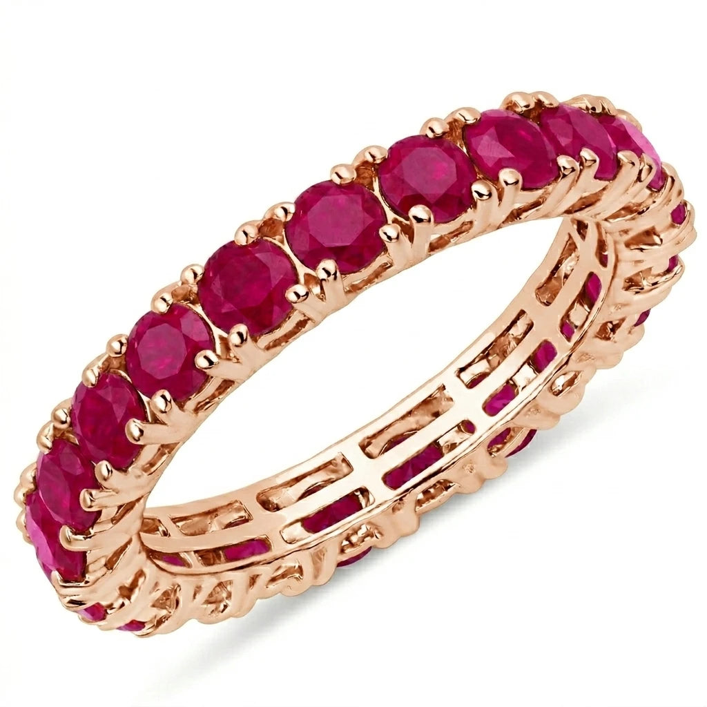 Petite Round Prong Set Eternity Ring
