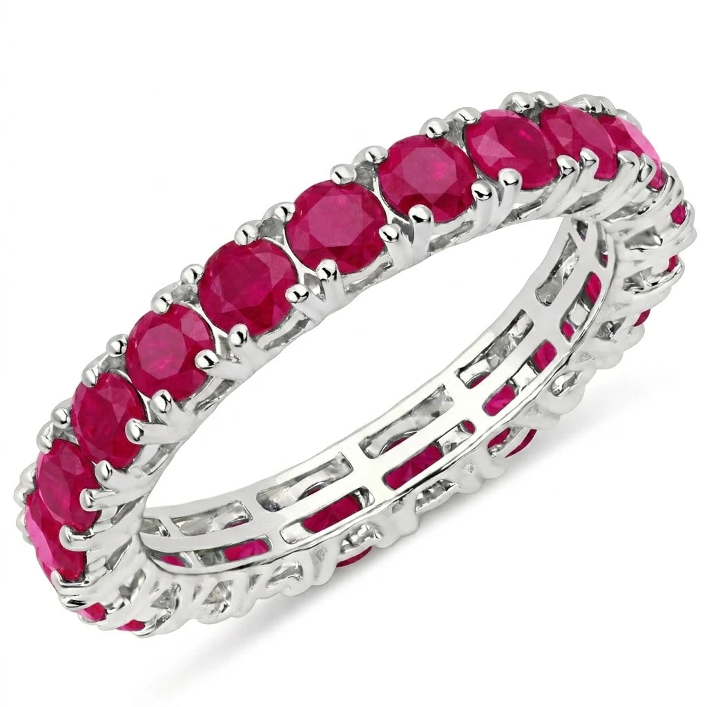 Petite Round Prong Set Eternity Ring