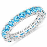 Petite Round Prong Set Eternity Ring