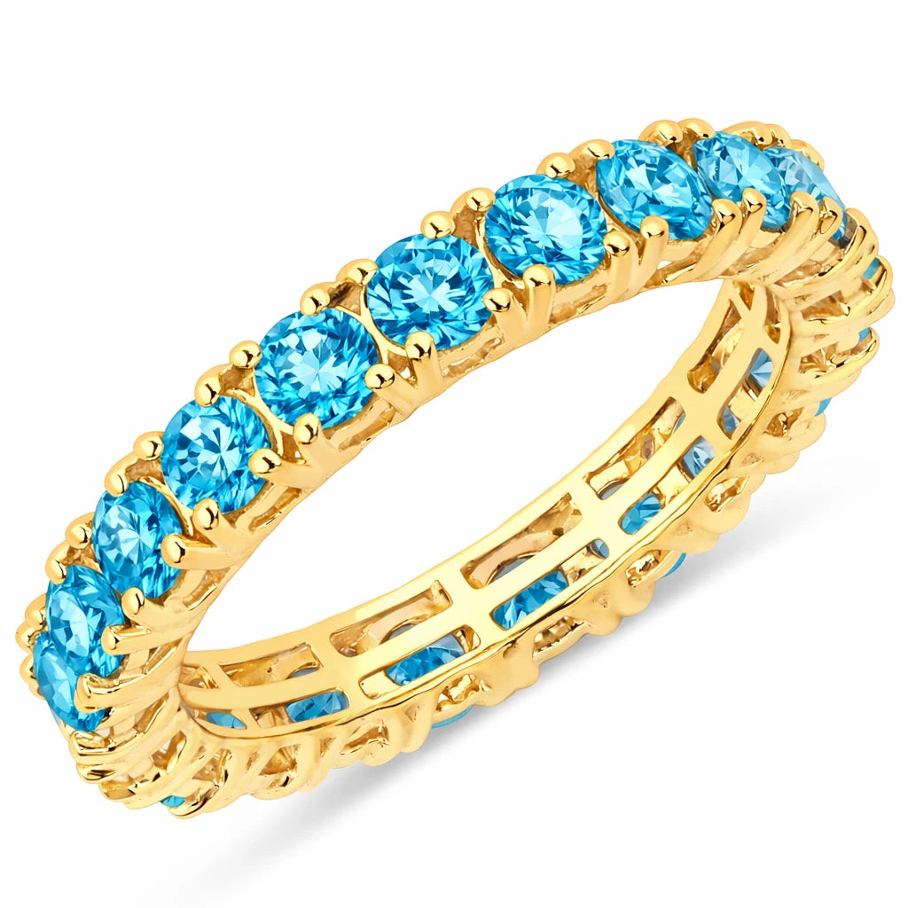 Petite Round Prong Set Eternity Ring