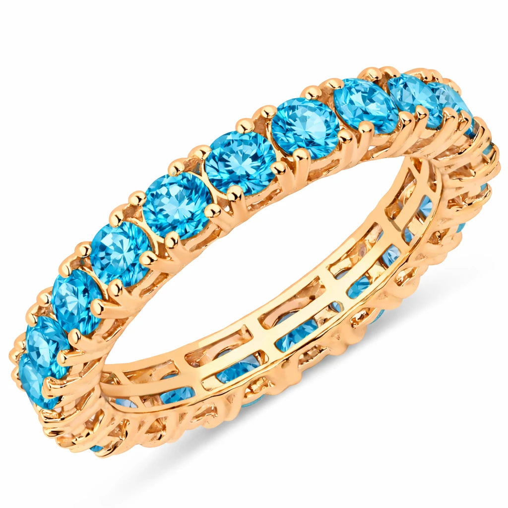 Petite Round Prong Set Eternity Ring