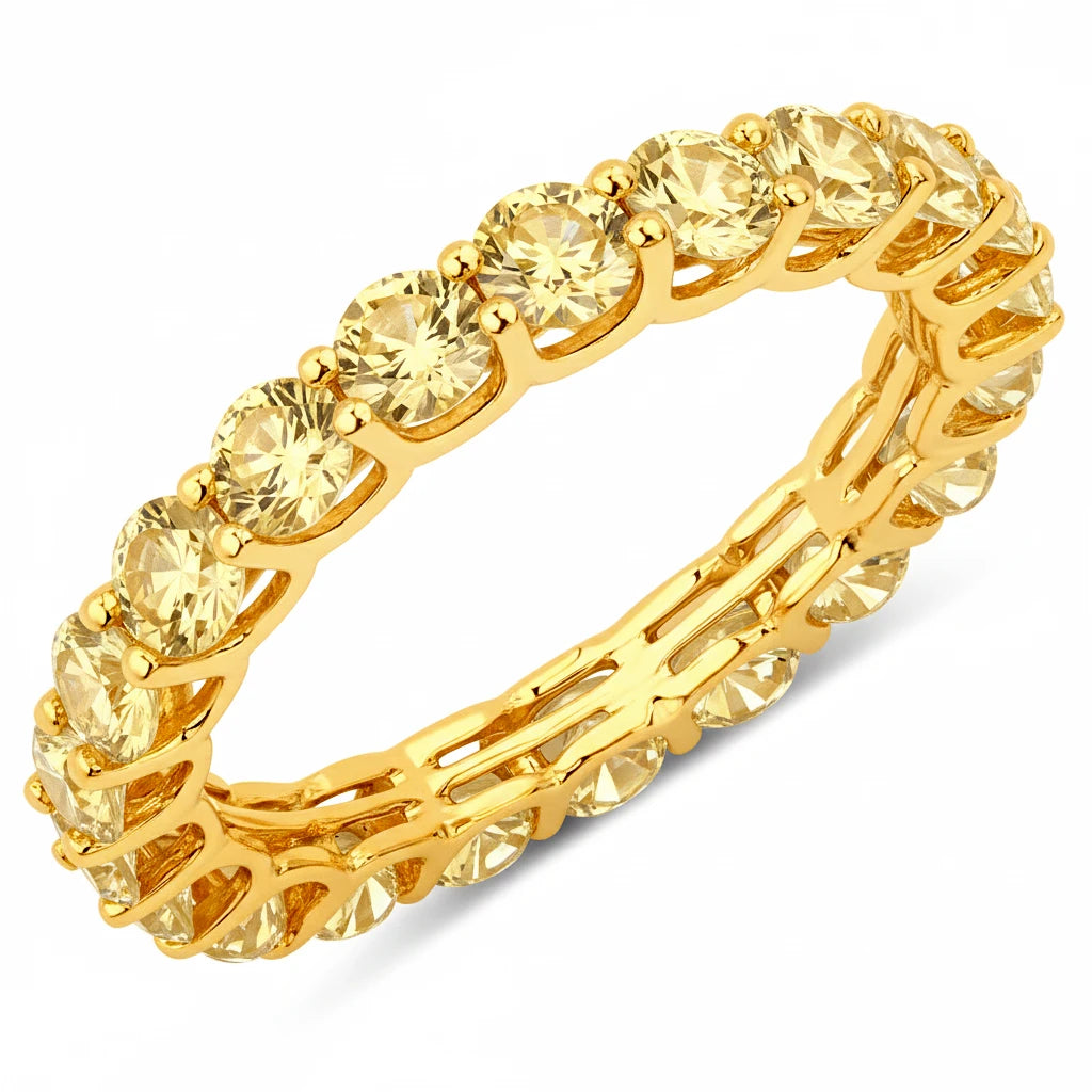 Round Prong Set Eternity Ring