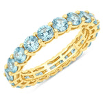 Bold Round Prong Set Eternity Ring