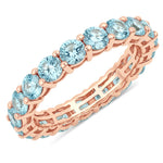 Bold Round Prong Set Eternity Ring